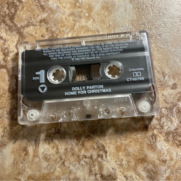 Home for Christmas by Dolly Parton (Cassette Tape, 1990 CBS Records) CT-46796 - Picture 4 of 4
